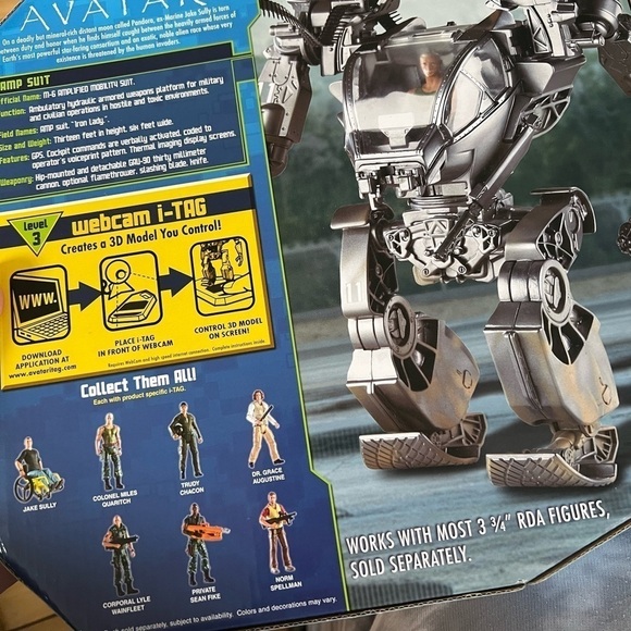 James Cameron's Avatar Combat Vehicle AMP Suit Action Figure Set Model NEW - Picture 8 of 10